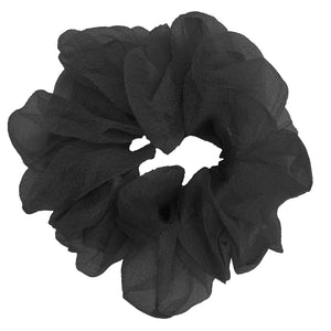Luxe Sheer and Delicate Scrunchie (Black)