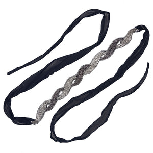 Skyla - Ribbon Head Wrap / Belt (White Label)