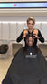 Triple Threat Carbon Fibre Tease, Weave and Lock Styling Comb (Black 11") #5