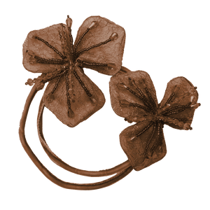Flexible Dual Flower Wrap (Coffee)