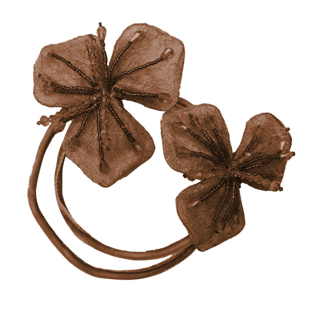 Flexible Dual Flower Wrap (Coffee)