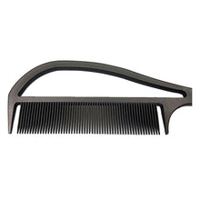 "Never Let Go" Carbon Fibre Color and Styling Comb (Black) #1