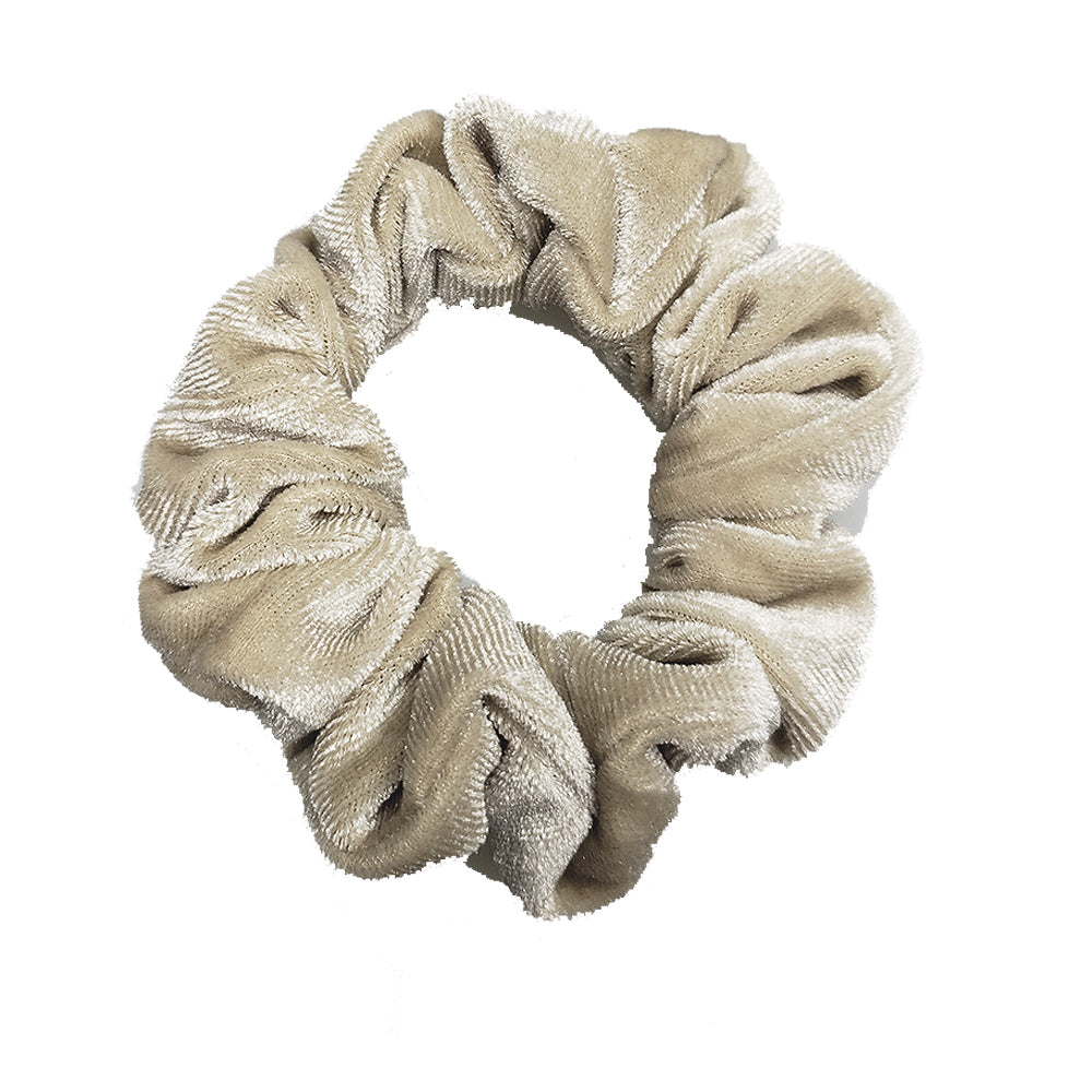 Luxe Velvet Scrunchie (Butter Pecan)