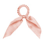 Darling - Short Tail Silk Scrunchie (Peach Fuzz)