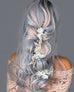 Marie Antoinette of France - Ribbon Hair Vine (Rose Gold)