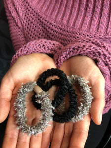 Pony Elastics in Cylinder (Fluffy Sweater - 5pc)