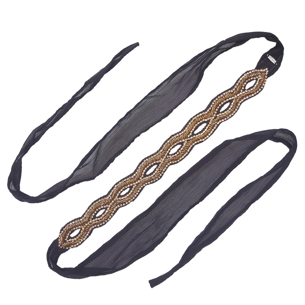 Kennedy - Ribbon Head Wrap / Belt (White Label)