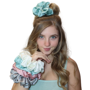 Luxe "Oversized" Plush Scrunchie - Brilliantly Bold Pack (6pcs)