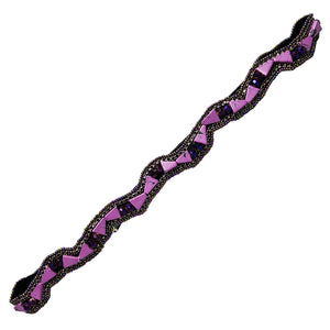 Melinda - Elastic Stretch Band (Purple)