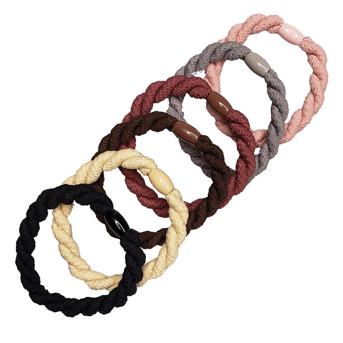 Pony Elastics in Cylinder (Neapolitan Braids - 6pc)