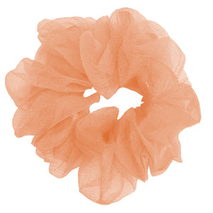 Luxe Sheer and Delicate Scrunchie (Flamingo)