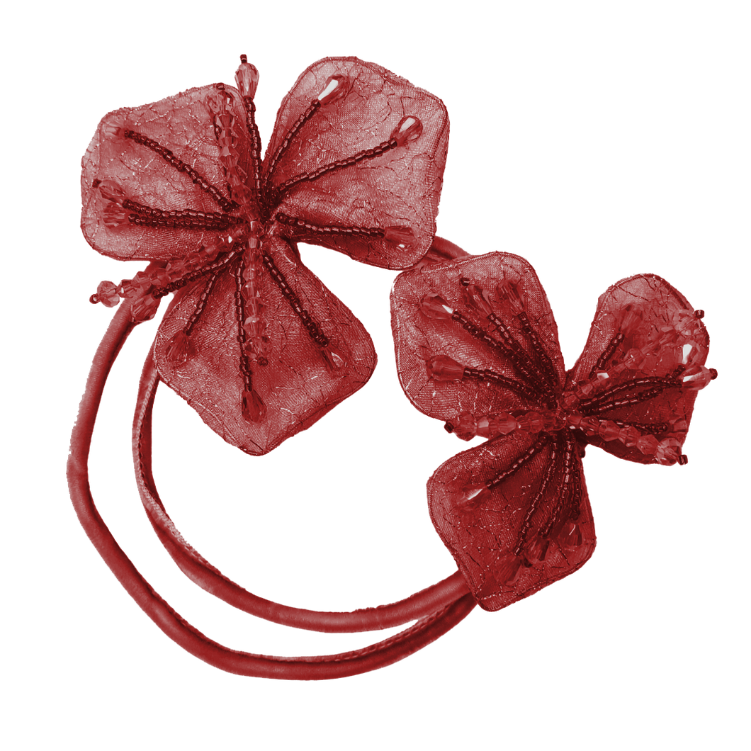 Flexible Dual Flower Wrap (Reddish)