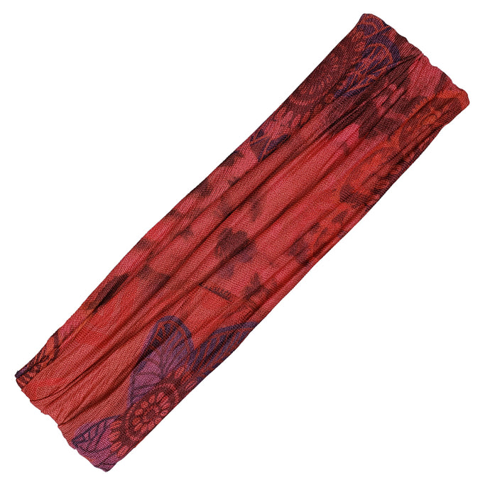 Rue - Wide Red Liguria Sports Wrap (#105)