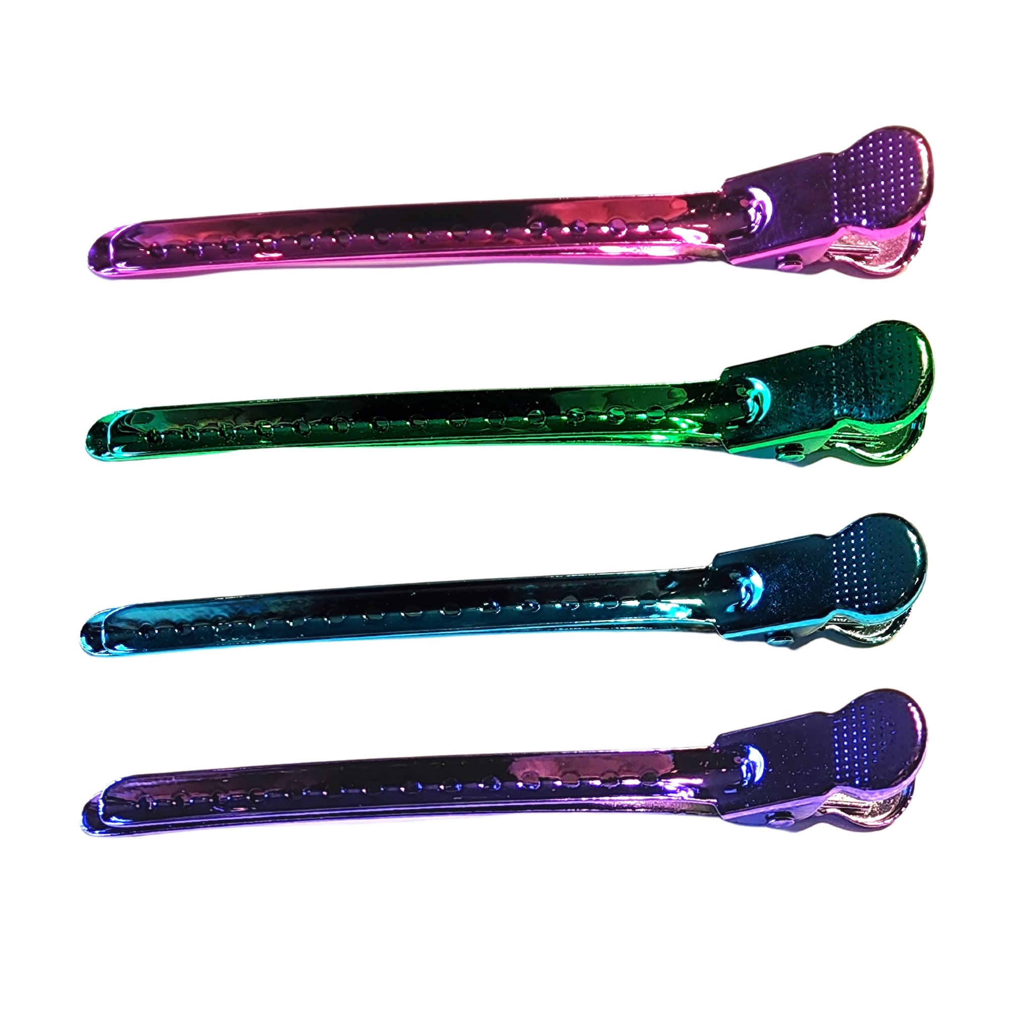 Procare Section Clips Professional Metal Sectioning Clips - 4 pack – Pink Pewter