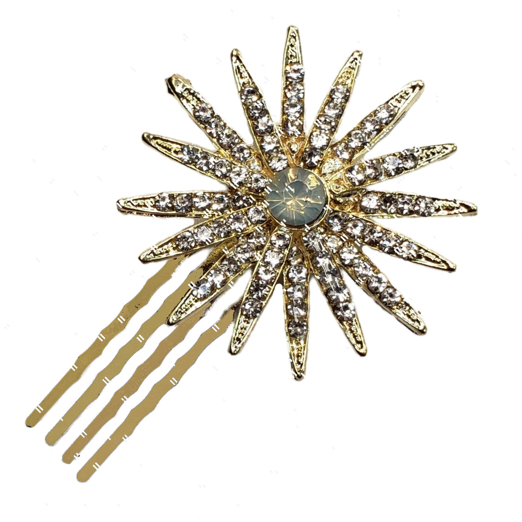 Astria - Spiked Star Metal Hair Comb