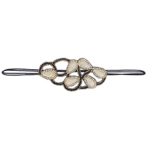 Tanisha - Elastic Accent Stretch Band (Beige)